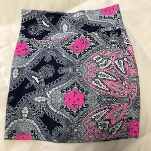 Charlotte Russe Multicolor Mini Skirt